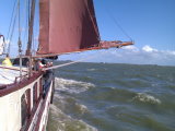 Klipper De Hoop op het IJsselmeer