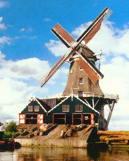 Houtzaagmolen De Rat in IJlst