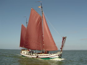 Stella Frisia op het IJsselmeer