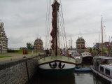 Stella Frisia in de oude sluis van Lemmer
